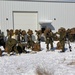 Cold-Weather Operations Course students prepare for snowshoe training