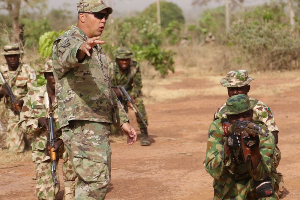 U.S. Army Trains Nigerian Infantry