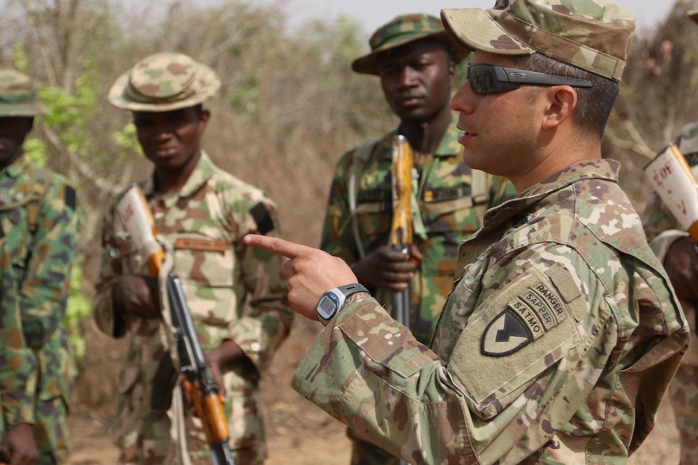 U.S. Army Trains Nigerian Infantry