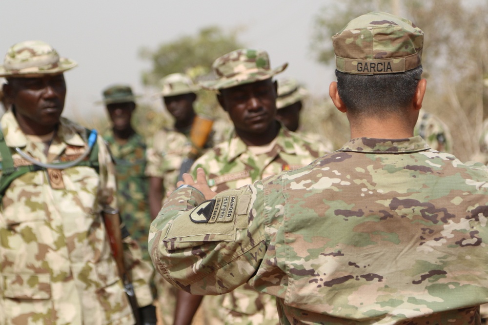 U.S. Army Trains Nigerian Infantry