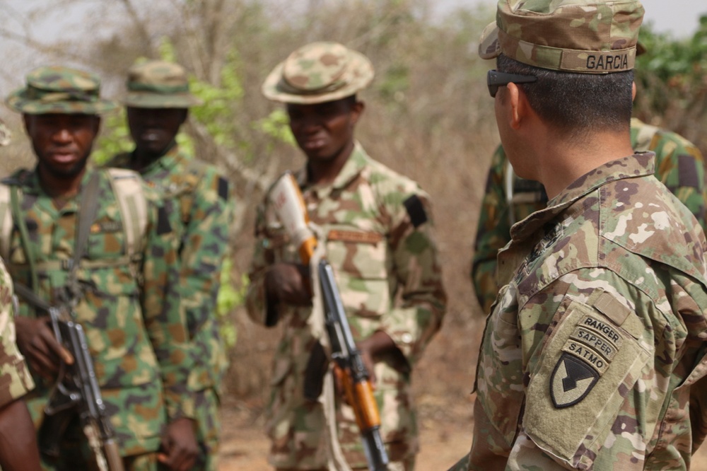 U.S. Army Trains Nigerian Infantry