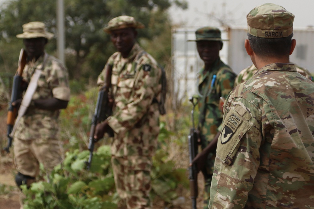 U.S. Army Trains Nigerian Infantry