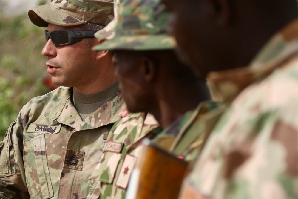 U.S. Army Trains Nigerian Infantry