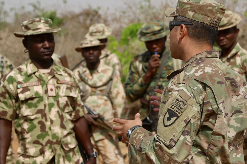 U.S. Army Trains Nigerian Infantry