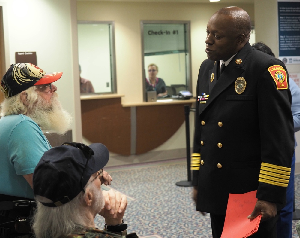 Dorn Veteran Patients Week begins with SC Philharmonic, fire chief visits
