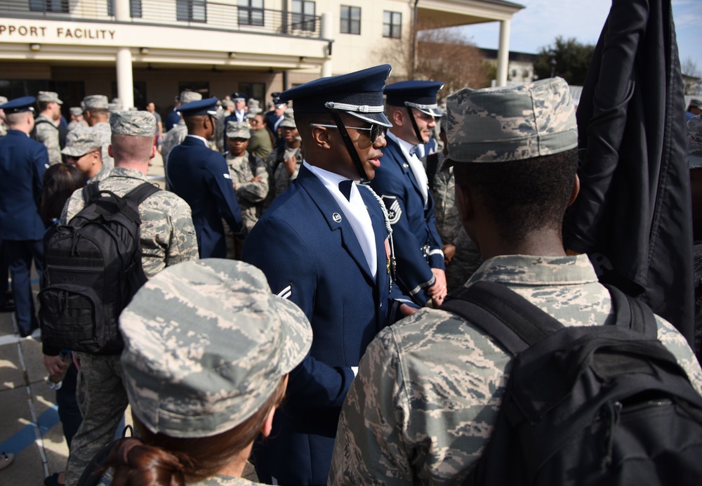 USAF Honor Guard Drill Team deputes new routine