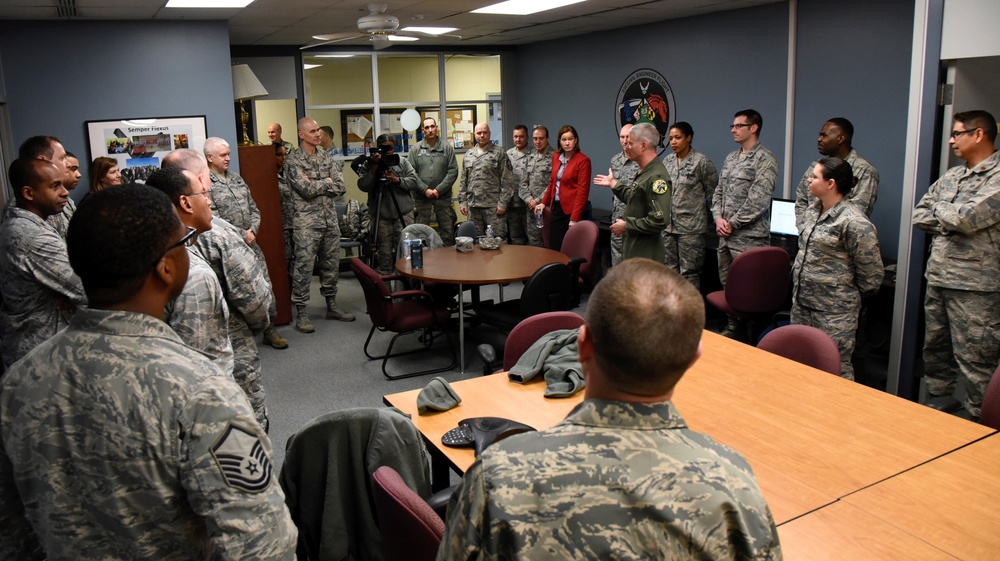 Director of the ANG Visits the 175th Wing