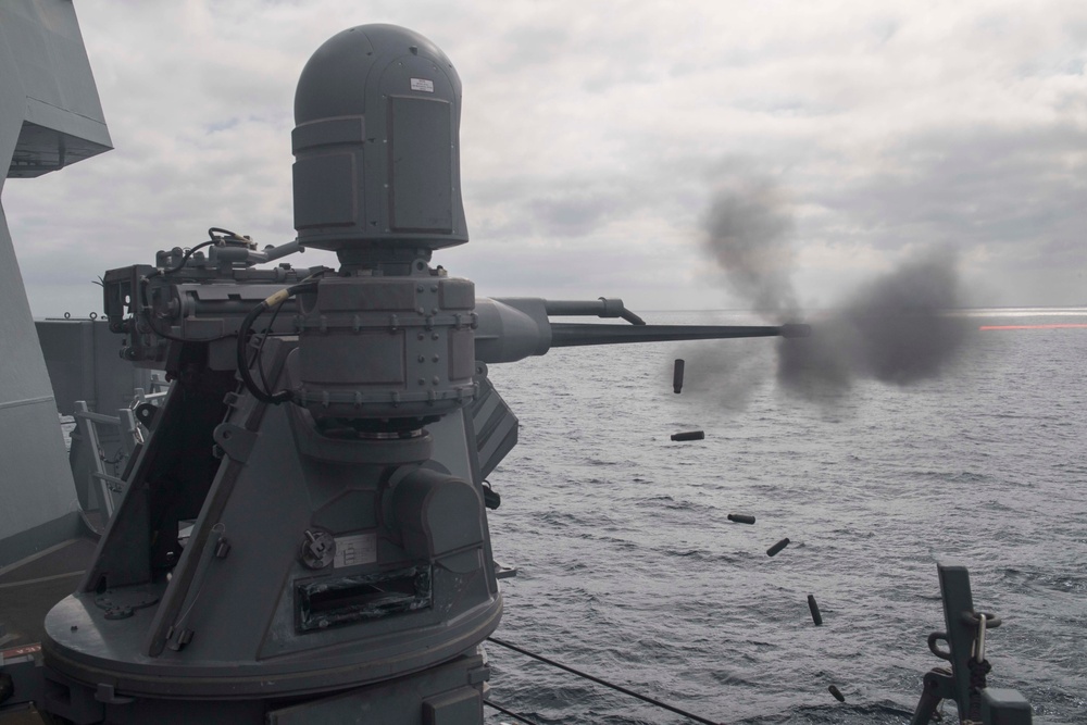 Dewey conducts live fire exercise