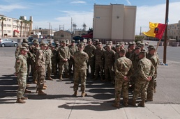 678th Air Defense Soldiers welcomed by 10th Army Air Missile Defense commander