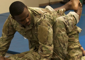 3rd Infantry Division combatives team trains for 2018 invitational