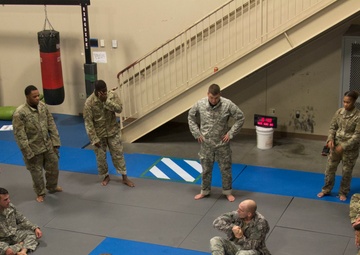 3rd Infantry Division combatives team trains for 2018 invitational