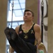 Top 3 military academies compete in gymnastics event