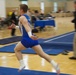 Top 3 military academies compete in gymnastics event