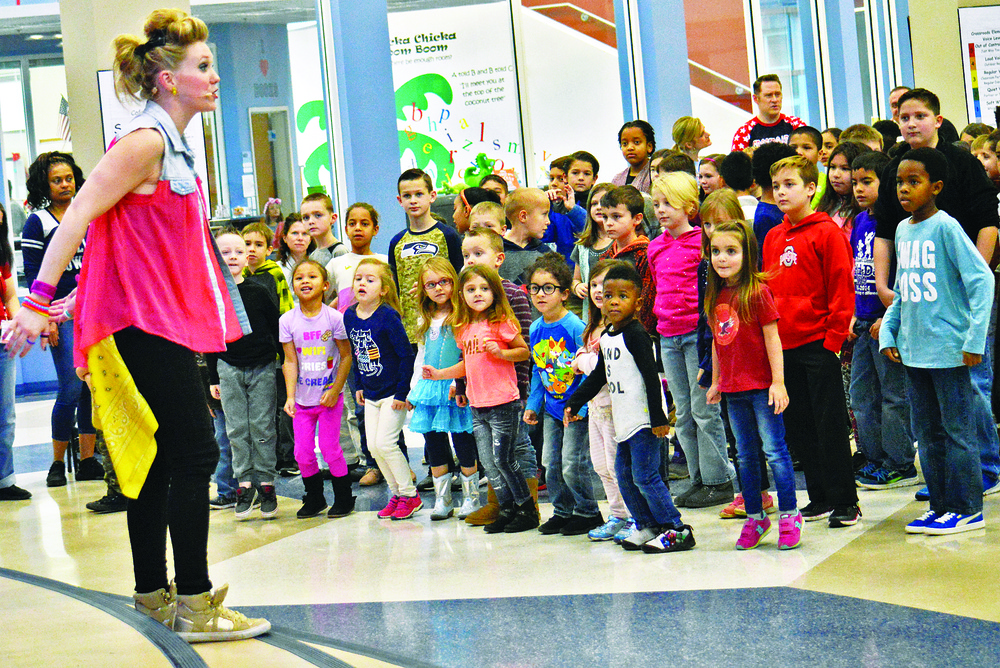 Crossroads Elementary grooves to the tune of health and nutrition