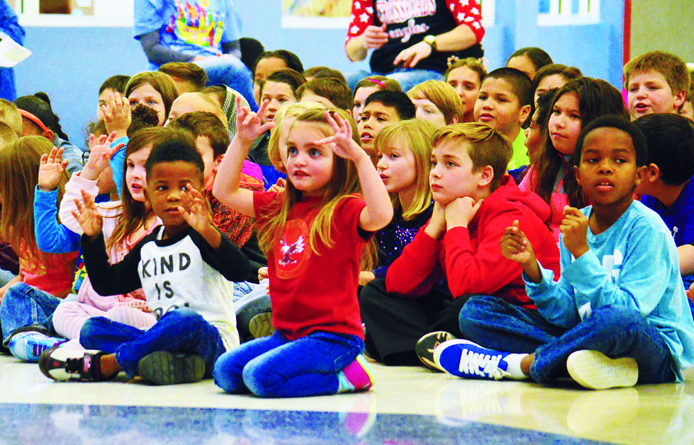 Crossroads Elementary grooves to the tune of health and nutrition