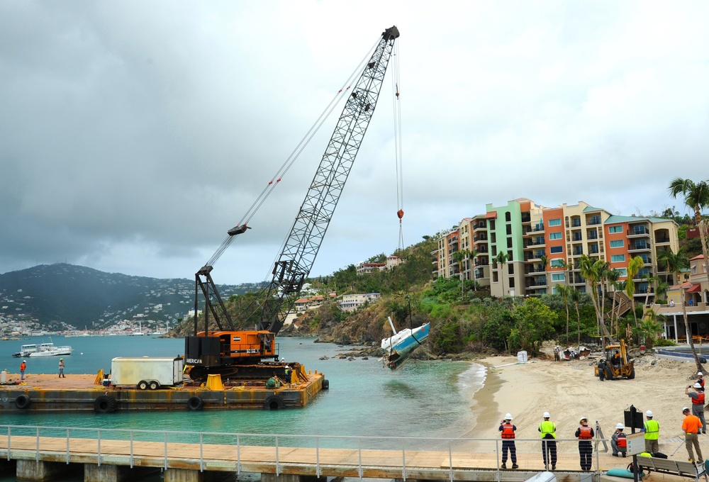 Overseeing Operations in Frenchman's Cove, St. Thomas