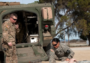 Casualty evacuation drill