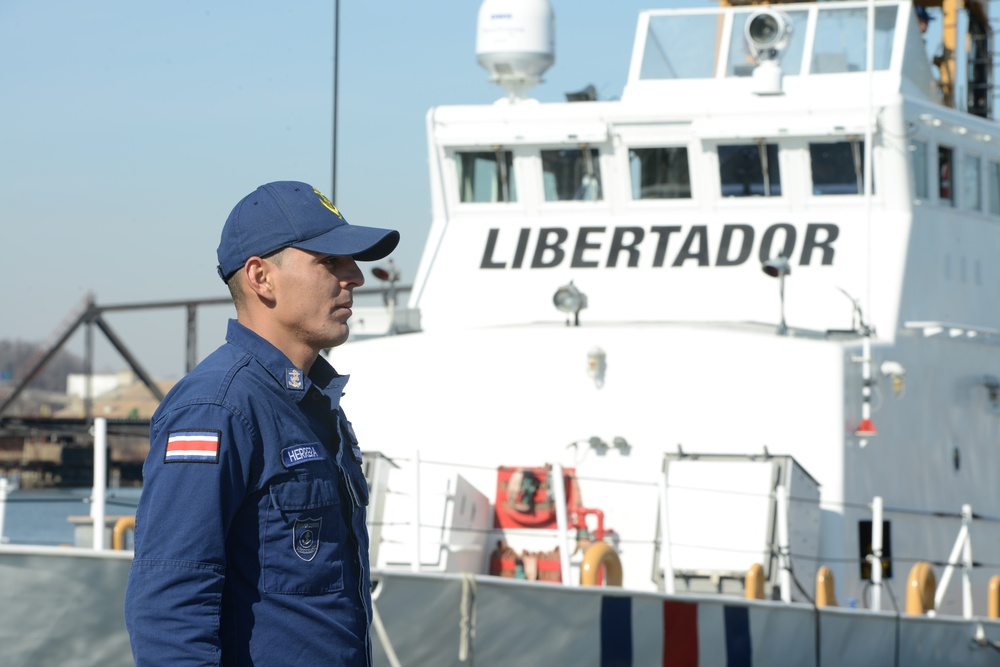 U.S. Coast Guard transfers patrol boats to Costa Rican Coast Guard