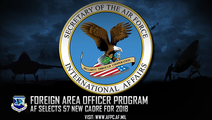 Foreign Area Officer Program chooses 57 new cadre