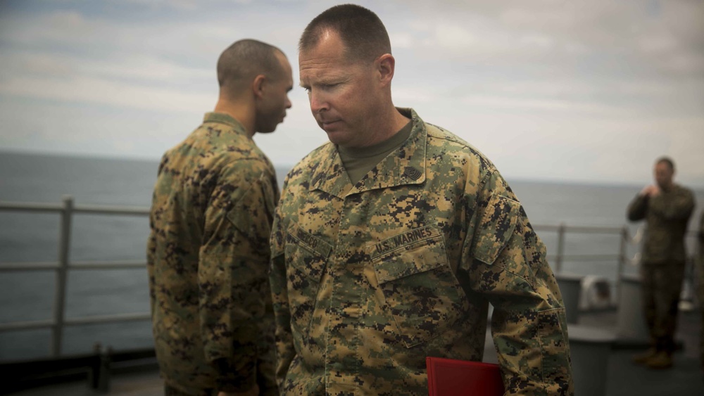 January Promotions aboard USS Pearl Harbor (LSD 52)