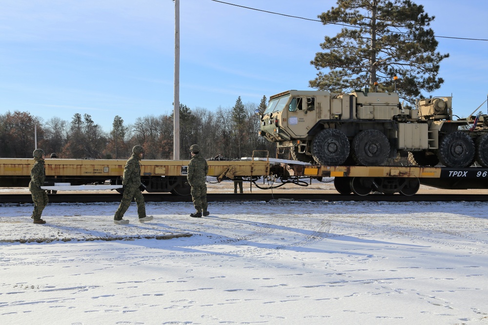 Marines tackle cold-weather rail training during Ullr Shield exercise at Fort McCoy