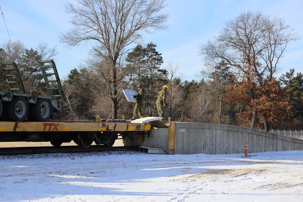 Marines tackle cold-weather rail training during Ullr Shield exercise at Fort McCoy