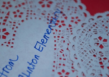 Community Schools Make Valentines for Veterans