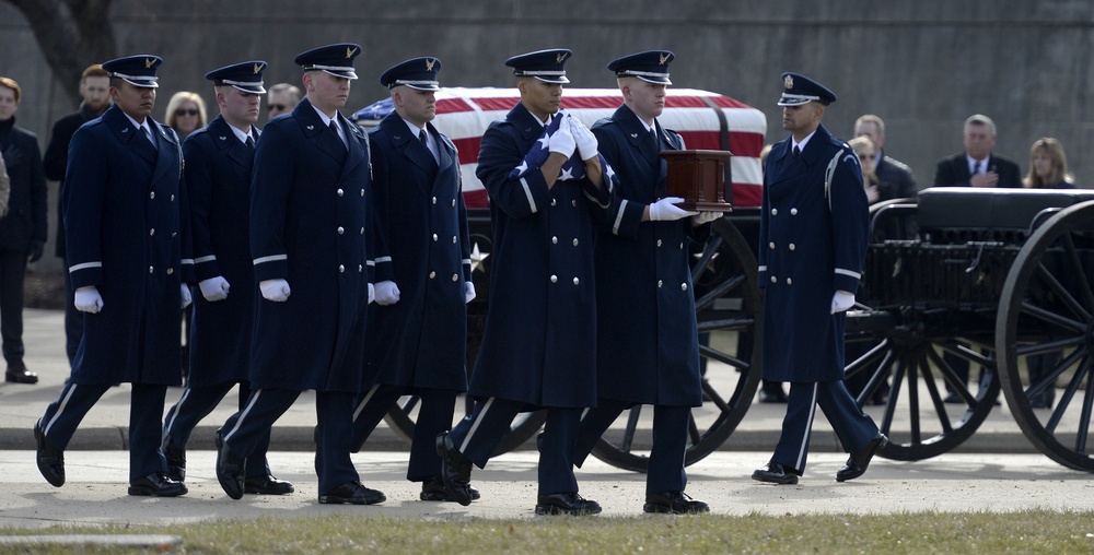 Medal of Honor recipient, former POW laid to rest at Arlington National Cementery