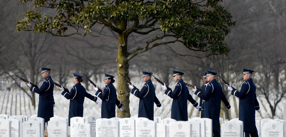 Medal of Honor recipient, former POW laid to rest at Arlington National Cementery