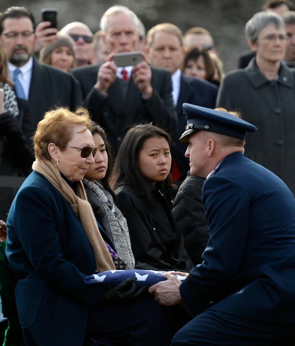 Medal of Honor recipient, former POW laid to rest at Arlington National Cementery