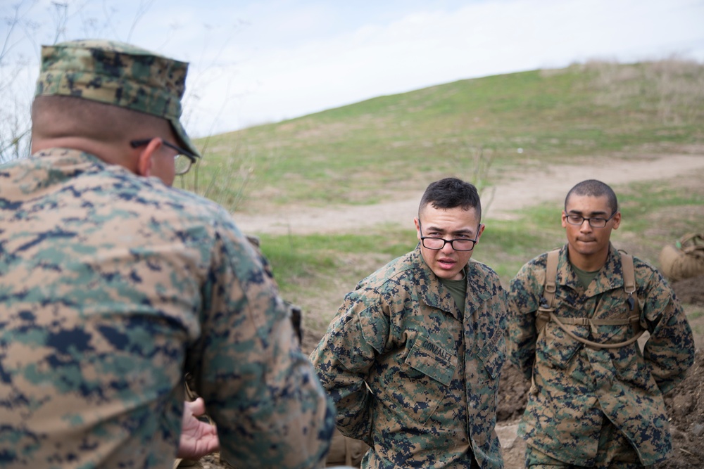 Training in the hills of Camp Pendleton