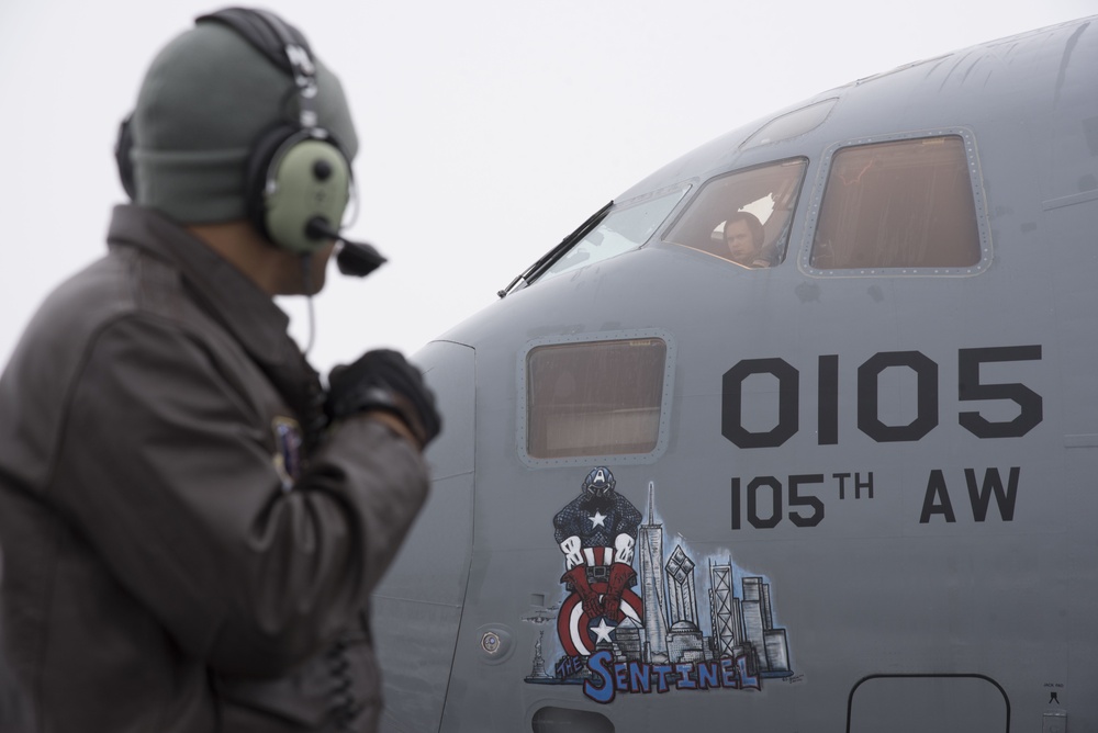 105th Airlift Wing participate in Patriot South Exercise