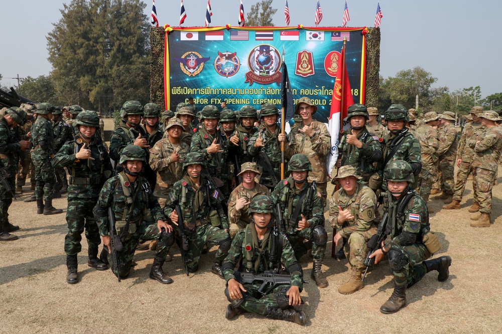 Exercise Cobra Gold Opening Ceremony Rehearsal Camp Friendship