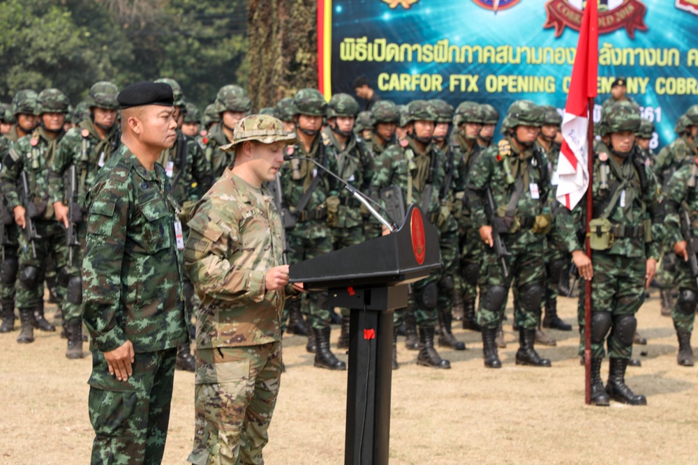 Exercise Cobra Gold Opening Ceremony Camp Friendship