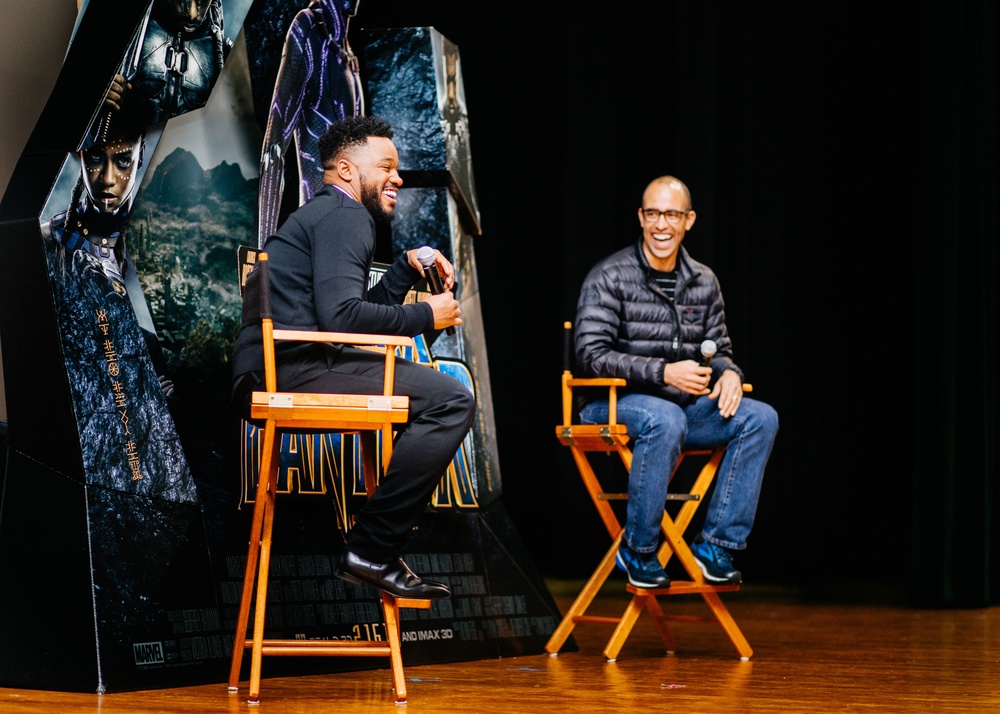 &quot;Black Panther&quot; director visits JBA