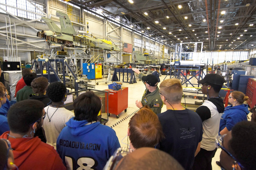 Students Visit Fleet Readiness Center Southeast