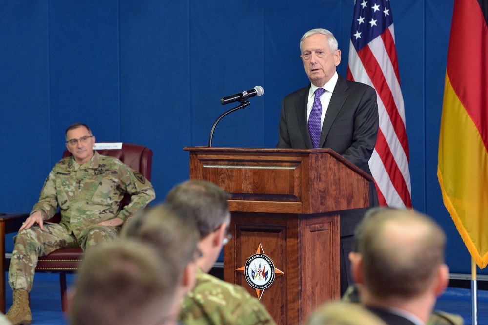 Secretary of Defense visits U.S. European Command