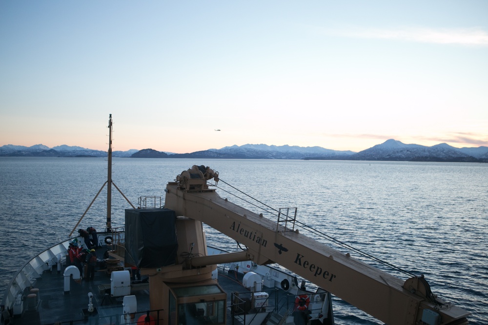 SPAR patrols waters near Kodiak, Alaska