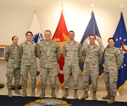 Air Force pharmacy residents visit Troop Support