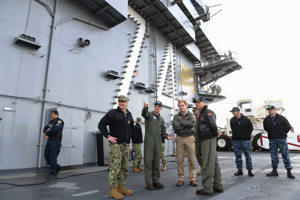 Undersecretary of the Navy Visits Stennis