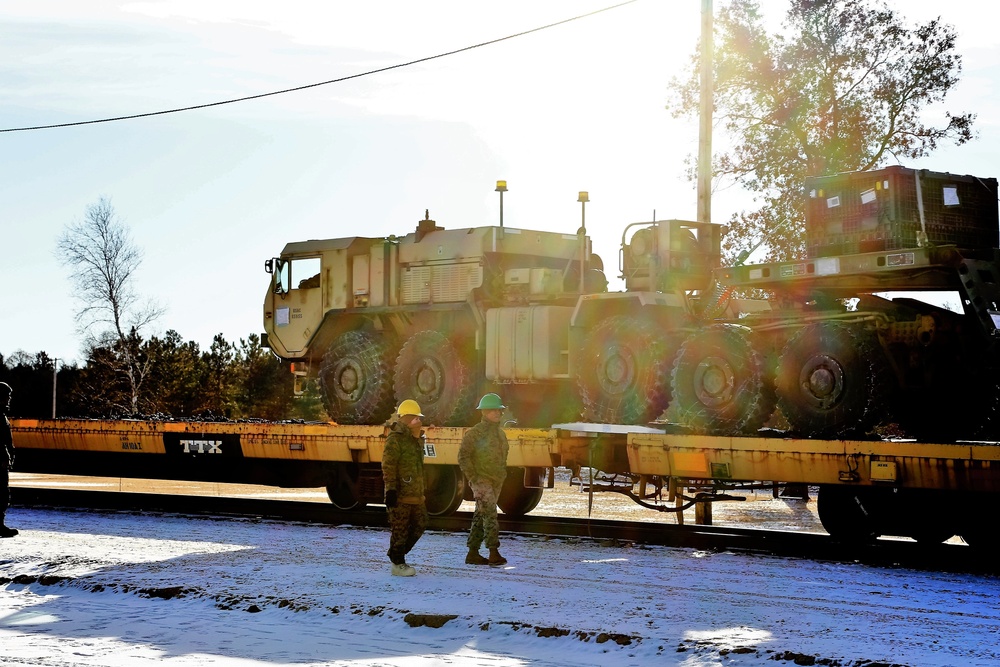 Marines tackle cold-weather rail training during Ullr Shield exercise at Fort McCoy