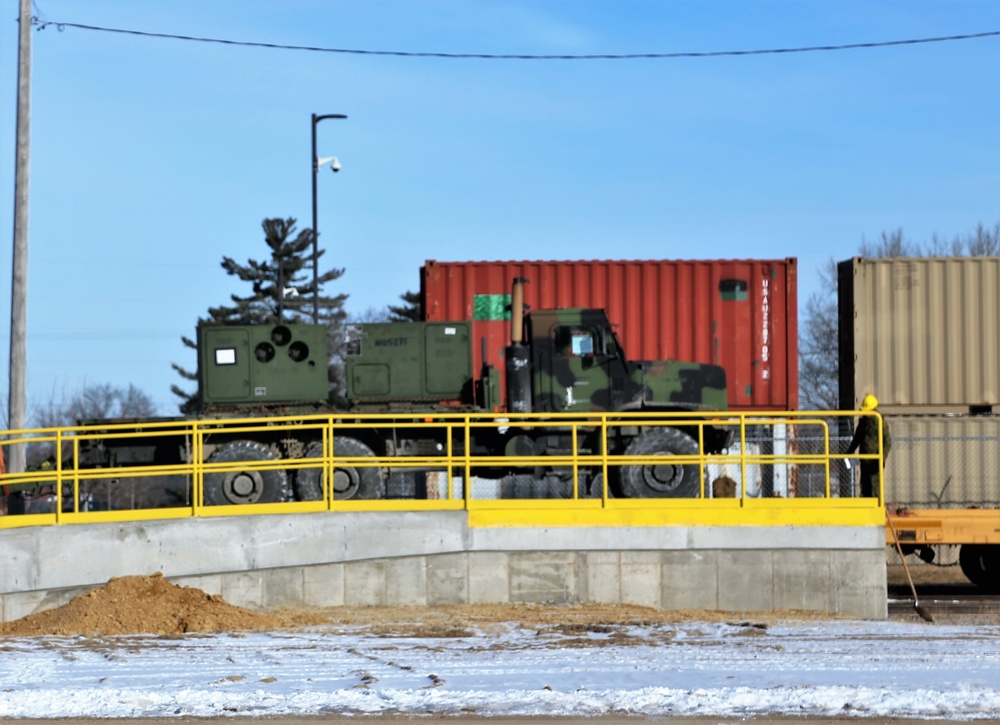 Marines tackle cold-weather rail training during Ullr Shield exercise at Fort McCoy