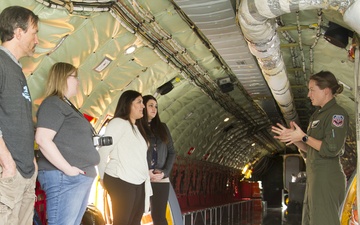 Spouses get first-hand look at refueling