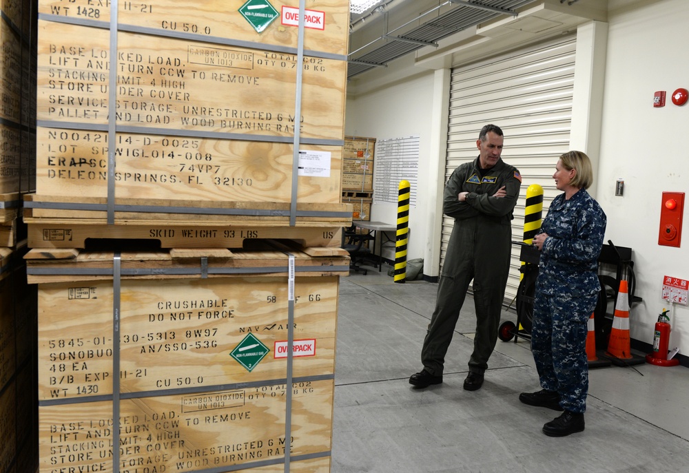 Commander, Patrol and Reconnaissance Group Visits VP-8