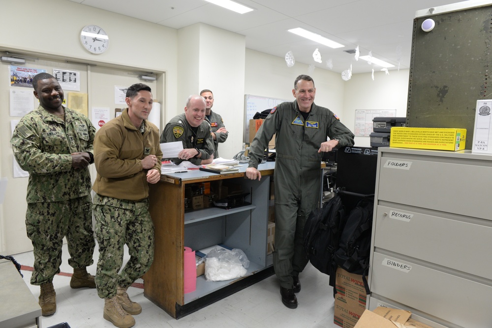 Commander, Patrol and Reconnaissance Group Visits VP-8