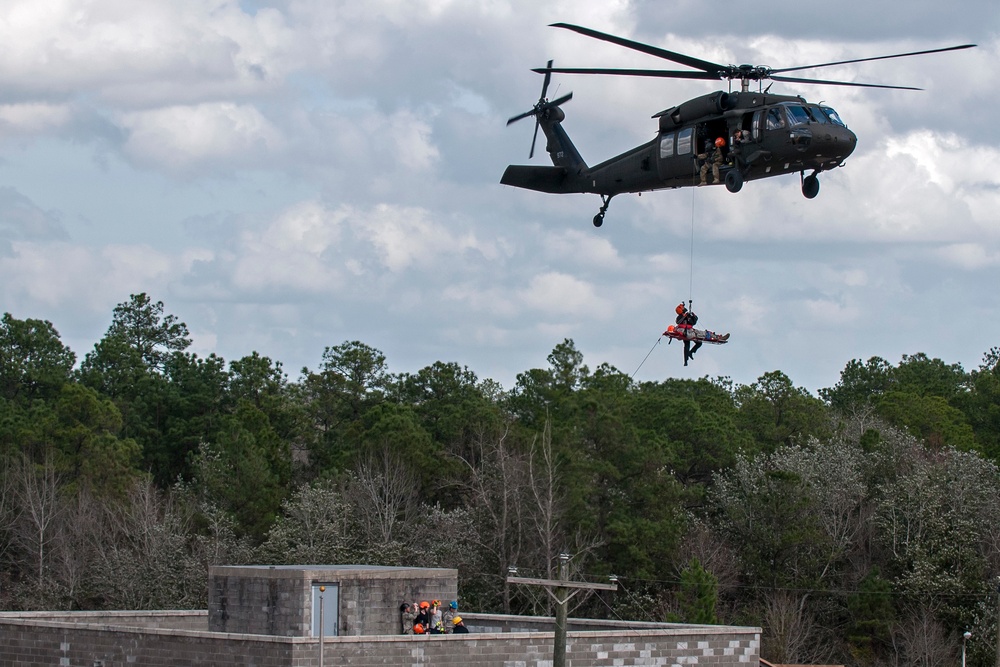 SC Guardsmen and HART team worth together during PATRIOT South