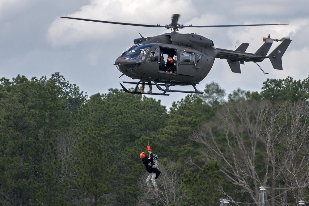 SC Guardsmen and HART team worth together during PATRIOT South