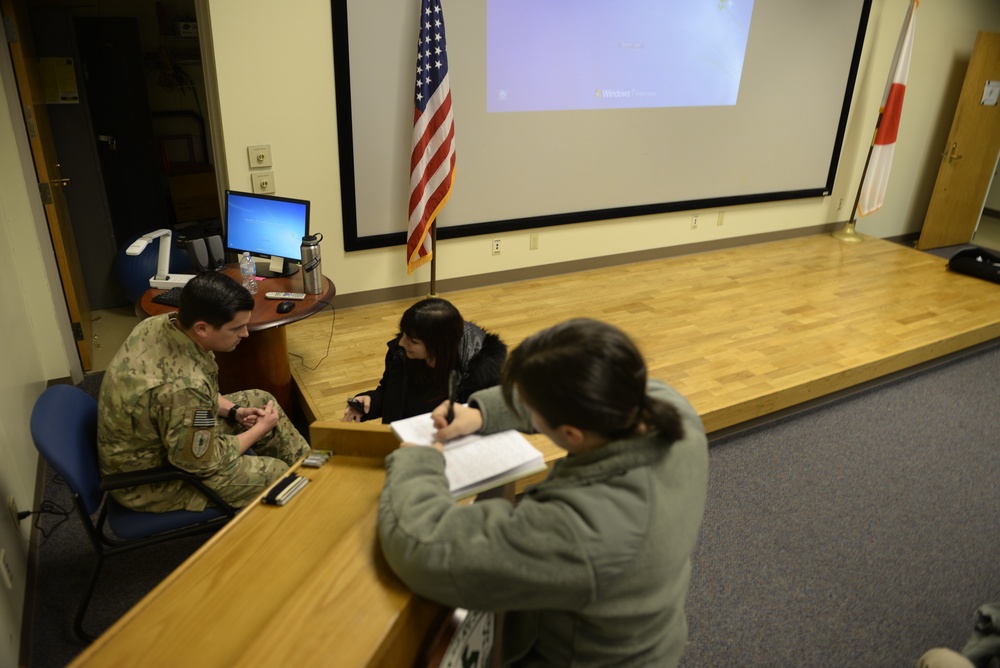 Media Organizations visit Kadena