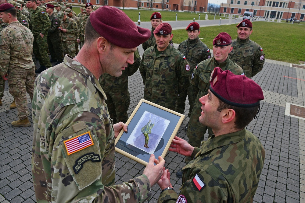 EXPERT INFANTRYMAN BADGE Ceremony at Caserma Del Din, Vicenza, Italy, 15 Feb. 2018