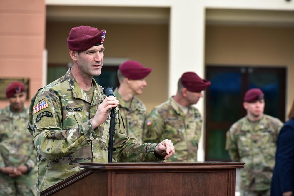 EXPERT INFANTRYMAN BADGE Ceremony at Caserma Del Din, Vicenza, Italy, 15 Feb. 2018